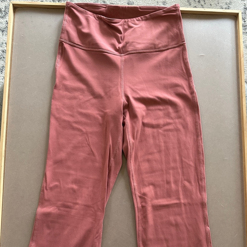 lululemon align flare dusty rose Leggings